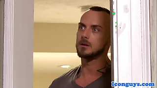Muscular gaystraight guilty pleasured anally