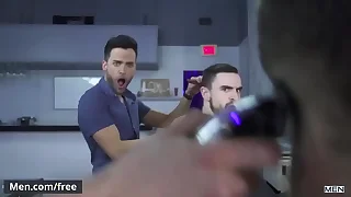 Barber shop fucking session with &lpar;Morgan Blake&comma; Ethan Chase&rpar; - Men&period;Com